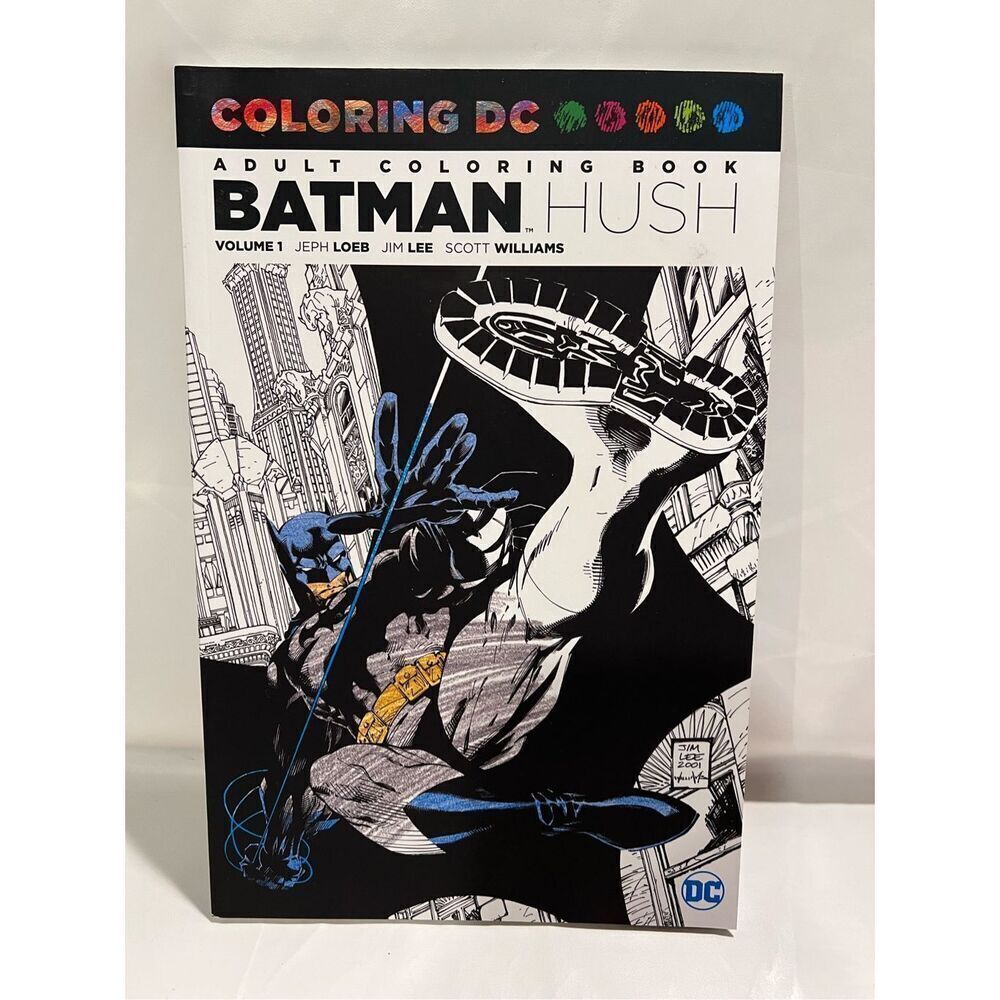 DC Comics Batman Hush Adult Coloring Book Brand New